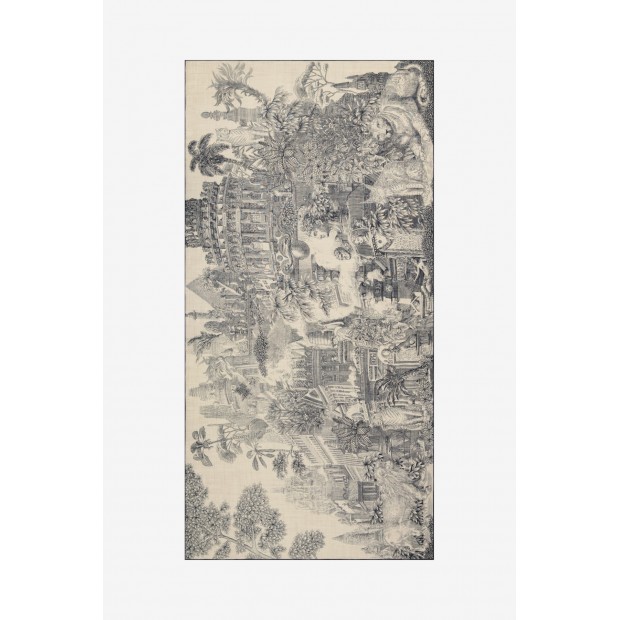 Inoui Editions vilnos ir šilko skara PIRANESI BLACK Inoui Editions vilnos ir šilko skara PIRANESI BLACK
