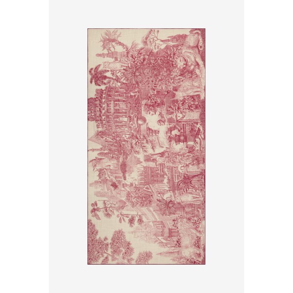 Inoui Editions vilnos ir šilko skara PIRANESI RED