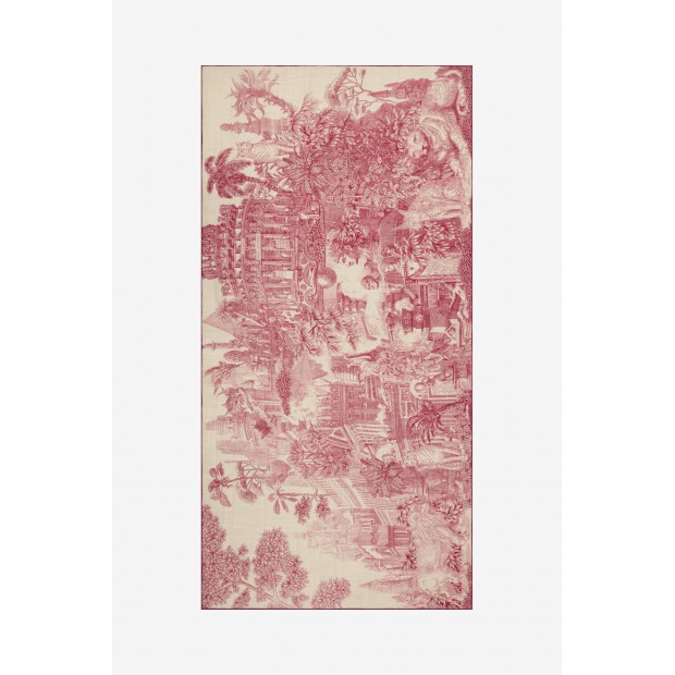 Inoui Editions vilnos ir šilko skara PIRANESI RED Inoui Editions vilnos ir šilko skara PIRANESI RED