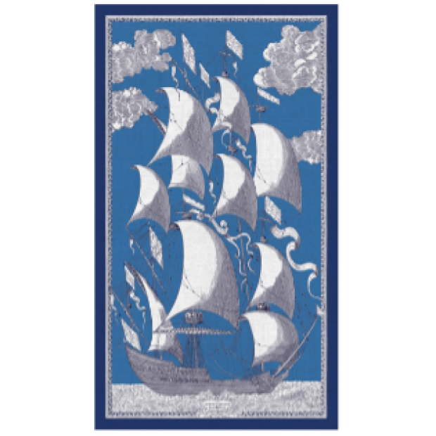 Inoui Editions medvilnės pledas BLUE Inoui Editions medvilnės pledas BLUE