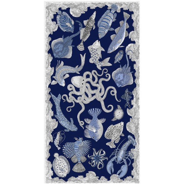 Inoui Editions medvilnės pledas BLUE Inoui Editions medvilnės pledas BLUE