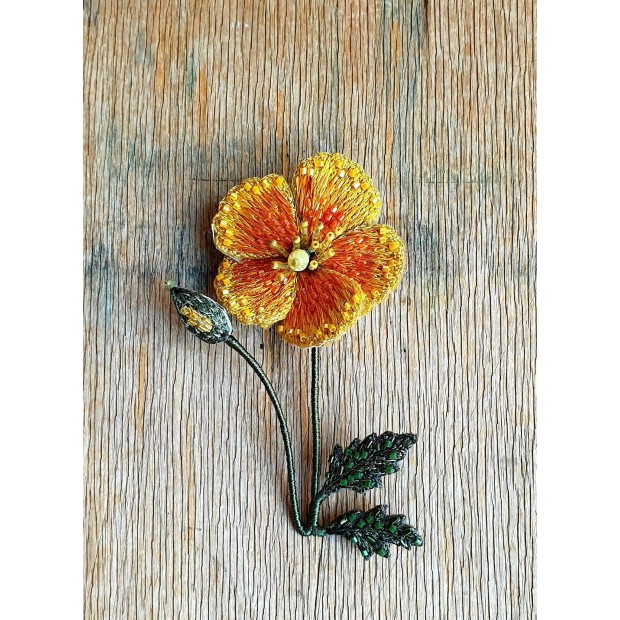 Trovelore sagė Kaliforninė auksinė aguona (lot. Eschscholzia californica)