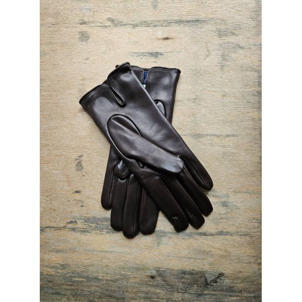 Gala Gloves ėriuko odos pirštinės rudos