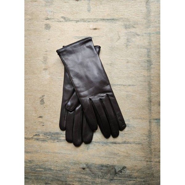 Gala Gloves ėriuko odos pirštinės rudos